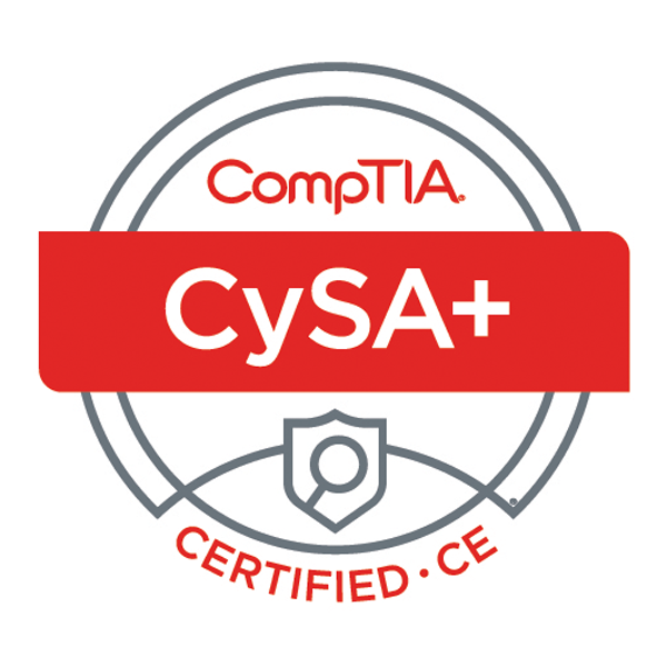 I'm CySA+ Certified